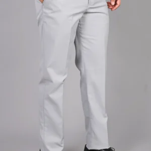 Men Formal Trousers - Light Grey