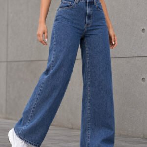 Women Relaxed Fit Blue Jeans