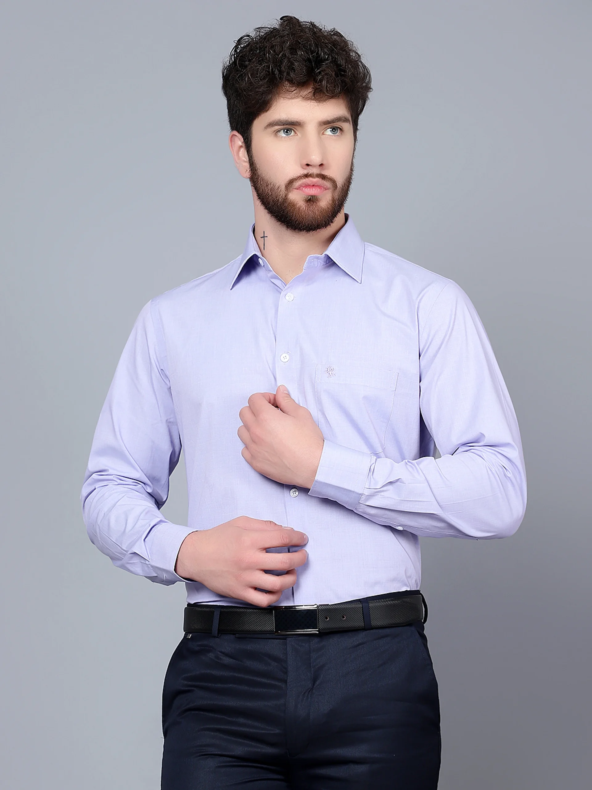 Men Formal Shirt – Lavender