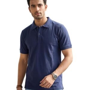 Men's Navy Blue Polo T-Shirt